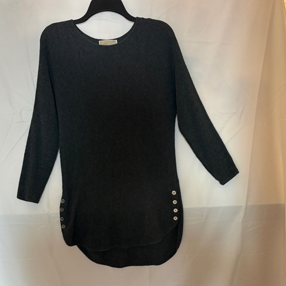 Michael Kors Charcoal Knit Top